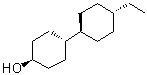 反式-4-(反式-4-乙基环己基)环己醇分子结构 (CAS 88419-51-6)