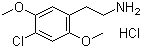 structure of CAS# 88441-15-0, 2,5-二甲氧基-4-氯苯乙胺盐酸盐