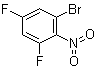 1-溴-3,5-二氟-2-硝基苯分子结构 (CAS 884494-38-6)