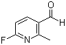 6-氟-2-甲基-3-吡啶甲醛分子结构 (CAS 884494-96-6)