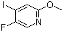 5-氟-4-碘-2-甲氧基吡啶分子结构 (CAS 884495-13-0)