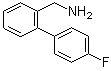 4'-氟联苯基-2-甲胺分子结构 (CAS 884504-18-1)