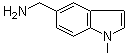 (1-甲基-1H-吲哚-5-基)甲胺分子结构 (CAS 884507-17-9)