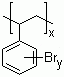 溴化聚苯乙烯分子结构 (CAS 88497-56-7)