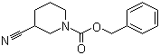 structure of CAS# 885069-22-7, 1-N-Cbz-3-氰基哌啶