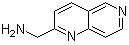 1,6-萘啶-2-甲胺分子结构 (CAS 885271-04-5)