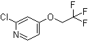 structure of CAS# 885277-01-0, 2-氯-4-(2,2,2-三氟乙氧基)吡啶
