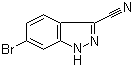 6-溴-3-氰基吲唑分子结构 (CAS 885278-24-0)