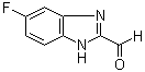 structure of CAS# 885280-34-2, 5-氟-1H-苯并咪唑-2-甲醛