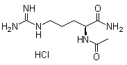 N-Acetyl-L-arginine amide hydrochloride molecular structure (CAS 88530-28-3)
