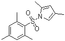 2,4-二甲基-1-[(2,4,6-三甲基苯基)磺酰基]-1H-吡咯分子结构 (CAS 885434-70-8)