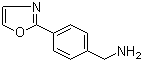 4-(2-恶唑基)苄胺分子结构 (CAS 885466-67-1)