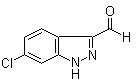 6-氯-1H-吲唑-3-甲醛分子结构 (CAS 885521-37-9)