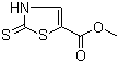 2-巯基噻唑-5-甲酸甲酯分子结构 (CAS 885685-70-1)
