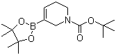 1-Boc-3,6-二氢-2H-吡啶-5-硼酸频哪醇酯分子结构 (CAS 885693-20-9)