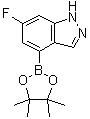 CAS # 885698-71-5, 6-Fluoro-4-(4,4,5,5-tetramethyl-[1,3,2]dioxaborolan-2-yl)indazole
