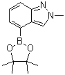 CAS 登录号：885698-95-3, 2-甲基-2H-吲唑-4-硼酸频哪醇酯