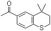 6-乙酰基-4,4-二甲基二氢苯并噻喃分子结构 (CAS 88579-23-1)