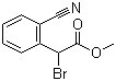 structure of CAS# 885953-43-5, 溴(2-氰基苯基)乙酸甲酯