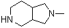 八氢-2-甲基-1H-吡咯并[3,4-c]吡啶分子结构 (CAS 885959-24-0)