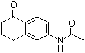 N-(5-氧代-5,6,7,8-四氢萘酚-2-基)乙酰胺分子结构 (CAS 88611-67-0)