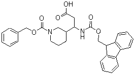 CAS # 886362-38-5, beta-[[(9H-Fluoren-9-ylmethoxy)carbonyl]amino]-1-[(phenylmethoxy)carbonyl]-3-piperidinepropanoic acid