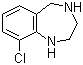9-Chloro-2,3,4,5-tetrahydro-1H-benzo[e][1,4]diazepine molecular structure (CAS 886365-62-4)