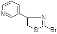 structure of CAS# 886370-95-2, 3-(2-溴-4-噻唑基)吡啶