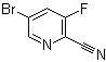 5-溴-3-氟吡啶-2-甲腈分子结构 (CAS 886373-28-0)