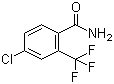 structure of CAS# 886496-79-3, 4-氯-2-(三氟甲基)苯甲酰胺