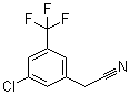 structure of CAS# 886496-95-3, 3-Chloro-5-(trifluoromethyl)benzeneacetonitrile