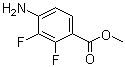 4-氨基-2,3-二氟苯甲酸甲酯分子结构 (CAS 886497-08-1)
