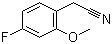 structure of CAS# 886498-56-2, 4-氟-2-甲氧基苯乙腈