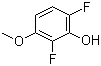 structure of CAS# 886498-60-8, 2,6-二氟-3-甲氧基苯酚