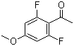 2',6'-二氟-4'-甲氧基苯乙酮分子结构 (CAS 886498-84-6)