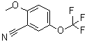 structure of CAS# 886500-03-4, 2-甲氧基-5-(三氟甲氧基)苯甲腈