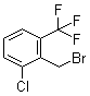 2-氯-6-(三氟甲基)溴苄分子结构 (CAS 886500-26-1)