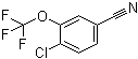 structure of CAS# 886501-50-4, 4-氯-3-(三氟甲氧基)苯甲腈