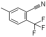 5-甲基-2-(三氟甲基)苯甲腈分子结构 (CAS 886502-61-0)