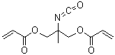 CAS 登录号：886577-76-0, 1,1-双(丙烯酰氧基甲基)乙基异氰酸酯