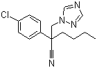 structure of CAS# 88671-89-0, 腈菌唑