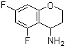 CAS # 886762-87-4, 5,7-Difluorochroman-4-amine, 5,7-Difluoro-3,4-dihydro-2H-1-benzopyran-4-amine