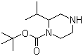 structure of CAS# 886766-25-2, 1-N-叔丁氧羰基-2-异丙基哌嗪