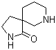 structure of CAS# 887118-43-6, 2,7-Diazaspiro[4.5]decan-1-one