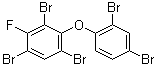1,3,5-三溴-2-(2,4-二溴苯氧基)-4-氟苯分子结构 (CAS 887401-80-1)