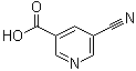 5-氰基烟酸分子结构 (CAS 887579-62-6)