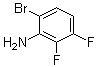 structure of CAS# 887579-74-0, 6-溴-2,3-二氟苯胺