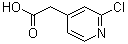 structure of CAS# 887580-55-4, 2-氯-4-吡啶乙酸