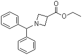 structure of CAS# 887591-82-4, 1-二苯甲基氮杂环丁烷-3-羧酸乙酯