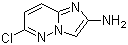 structure of CAS# 887625-09-4, 2-Amino-6-chloroimidazo[1,2-b]pyridazine
